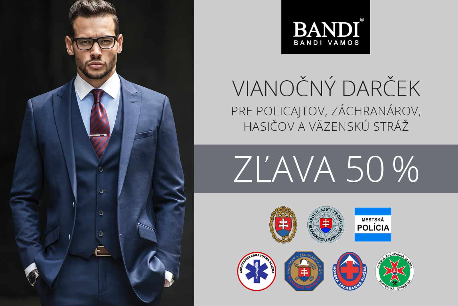Vianočný darček pre policajtov, hasičov, záchranárov a väzenskú stráž