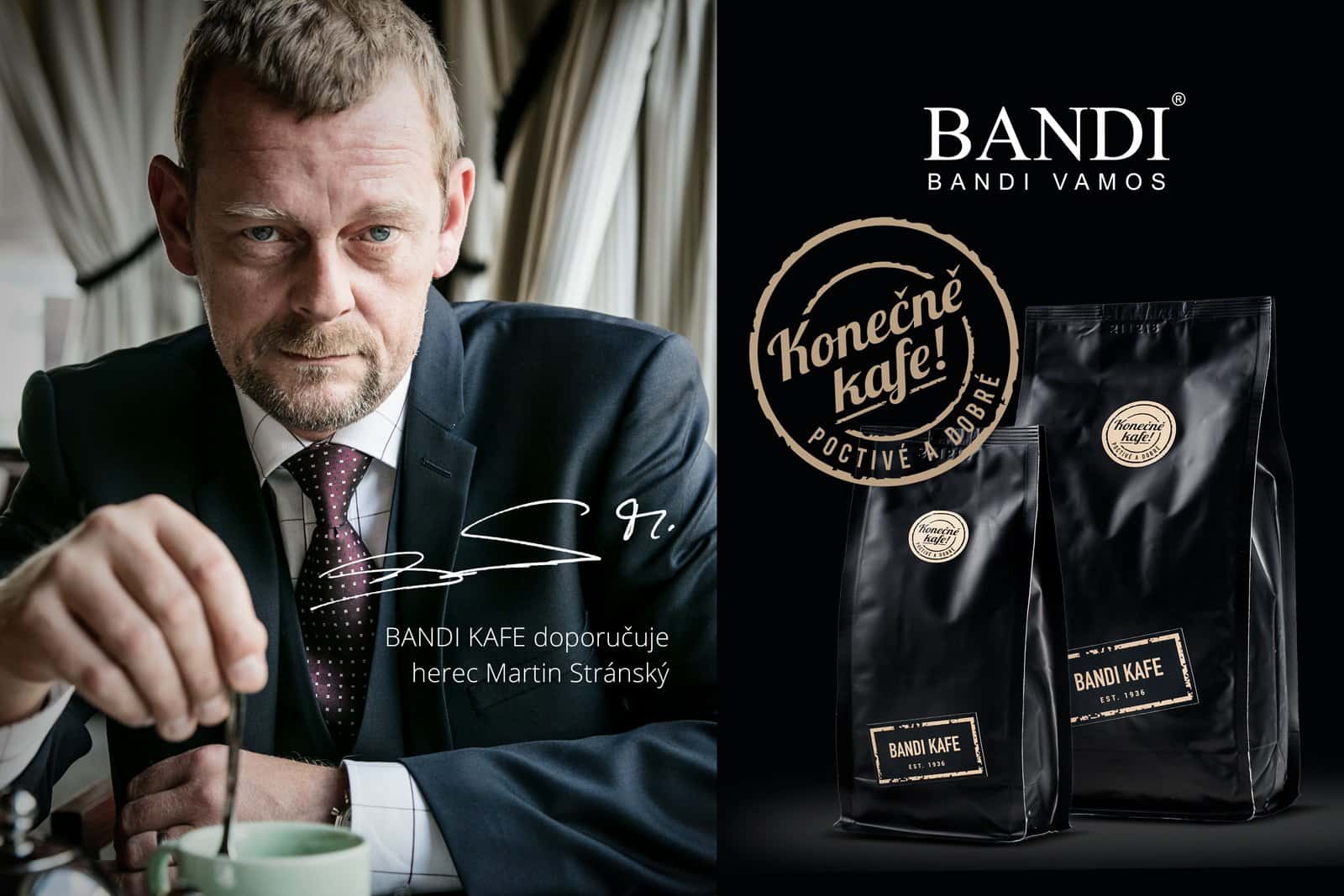 BANDI KAFE odporúča herec Martin Stránský