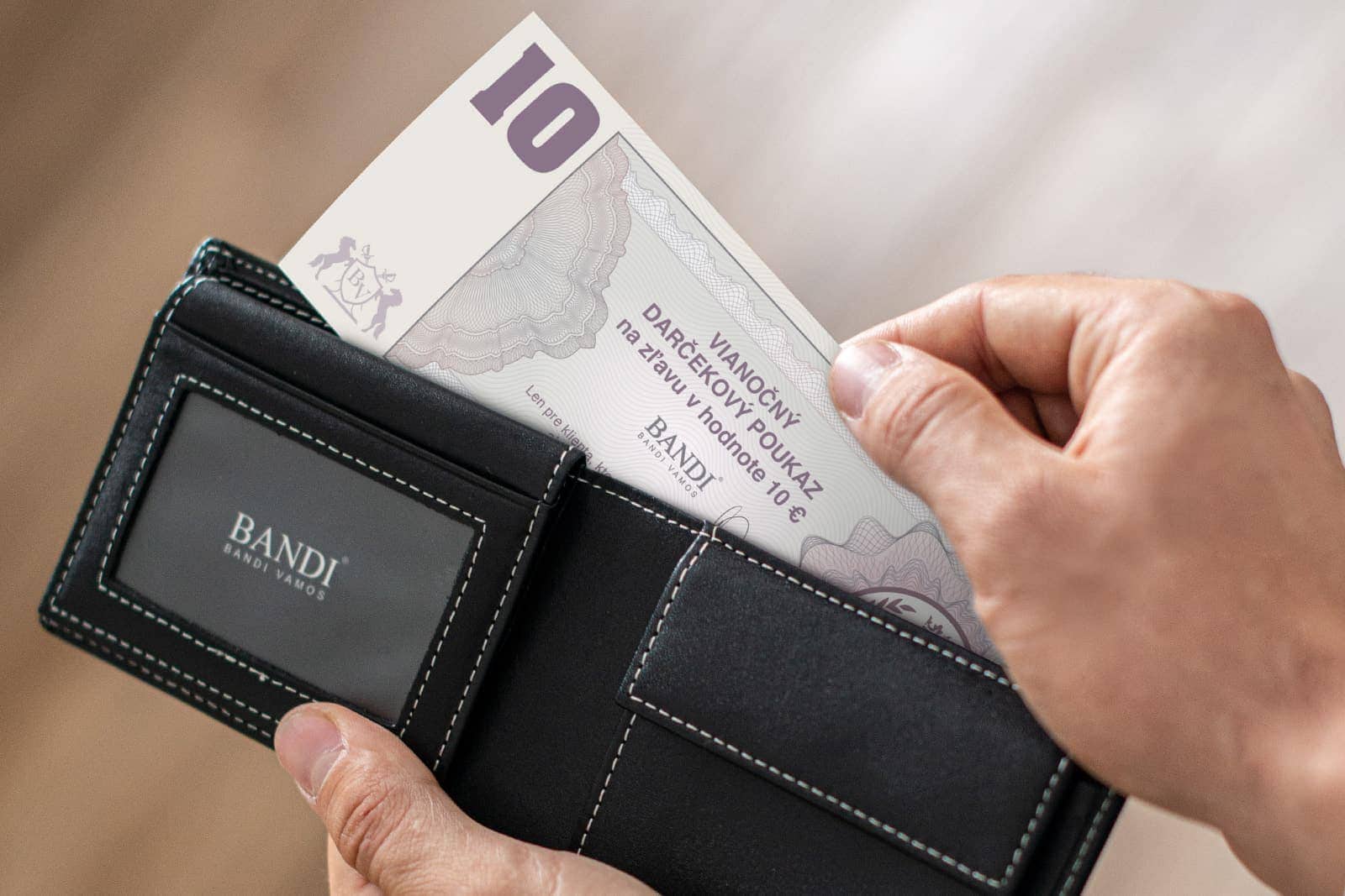 Získajte VIANOČNÝ DARČEKOVÝ POUKAZ BANDI na nákup v hodnote 10 €