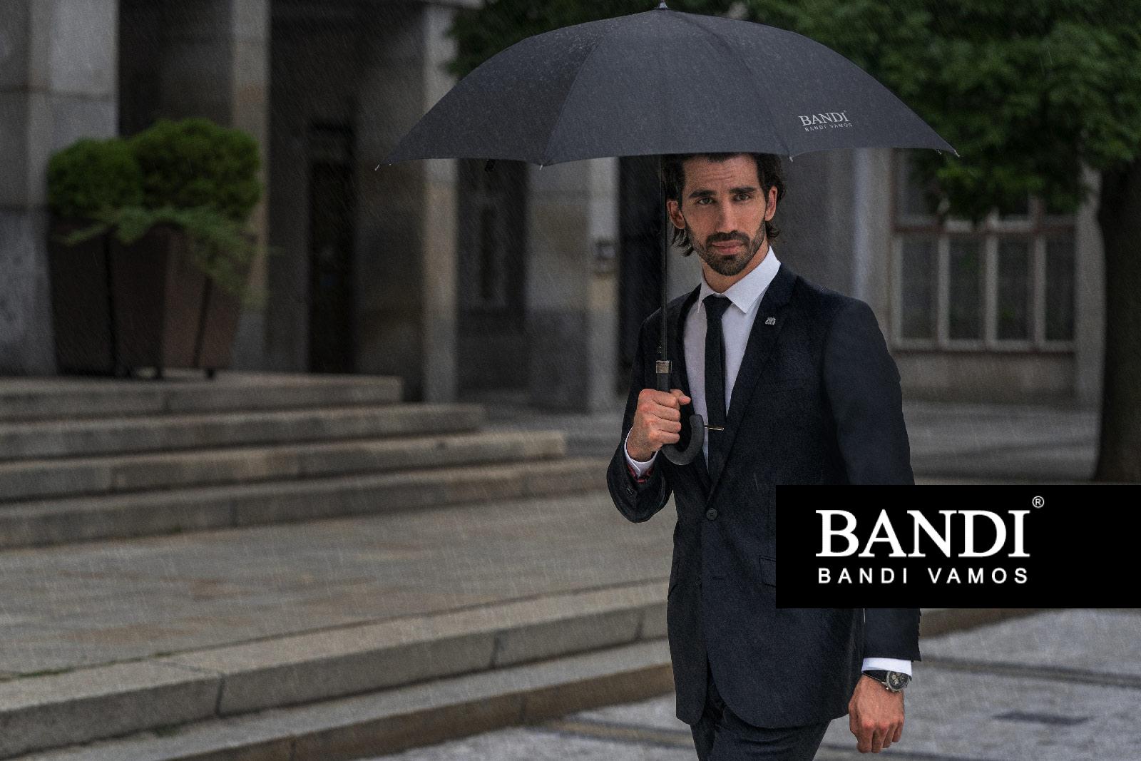 Čierne pánske dáždniky BANDI vás ochránia pred akoukoľvek neprizňou počasia
