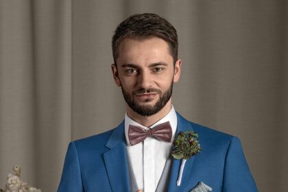 Modrý pánsky oblek BANDI, Arturo, Slim Fit