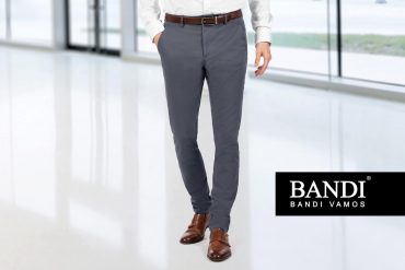 Tmavosivé bavlnené nohavice BANDI Benduro