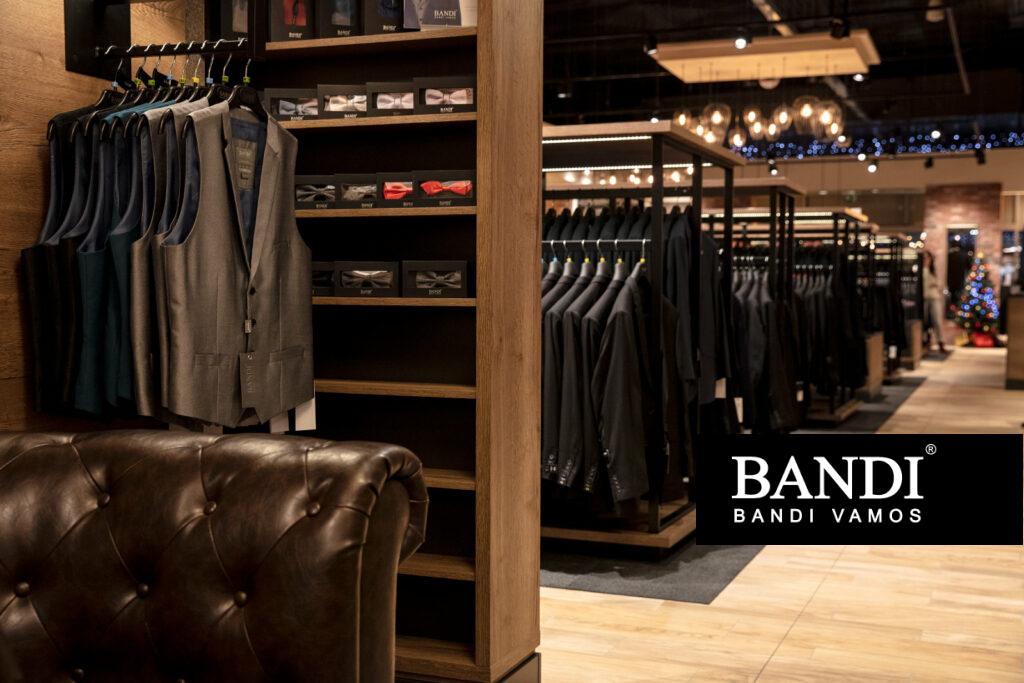Nová značková predajňa Pánske obleky BANDI v Liberci 