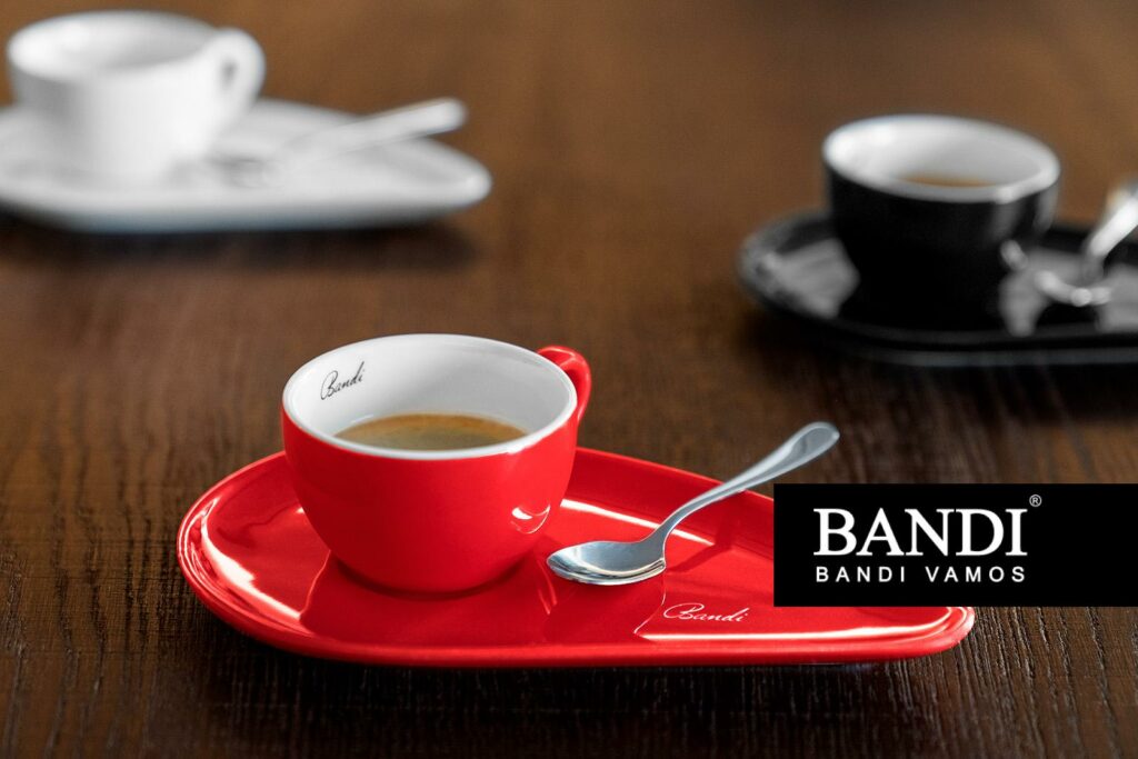 Kávový porcelánový set BANDI, Espresso 80 ml