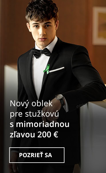 Ten správny oblek na stužkovú s mimoriadnou zľavou